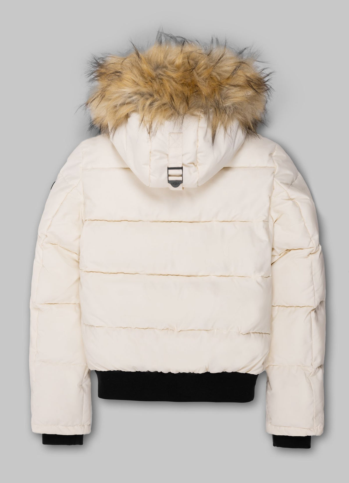 Quilted winter jacket with hood AZALEA