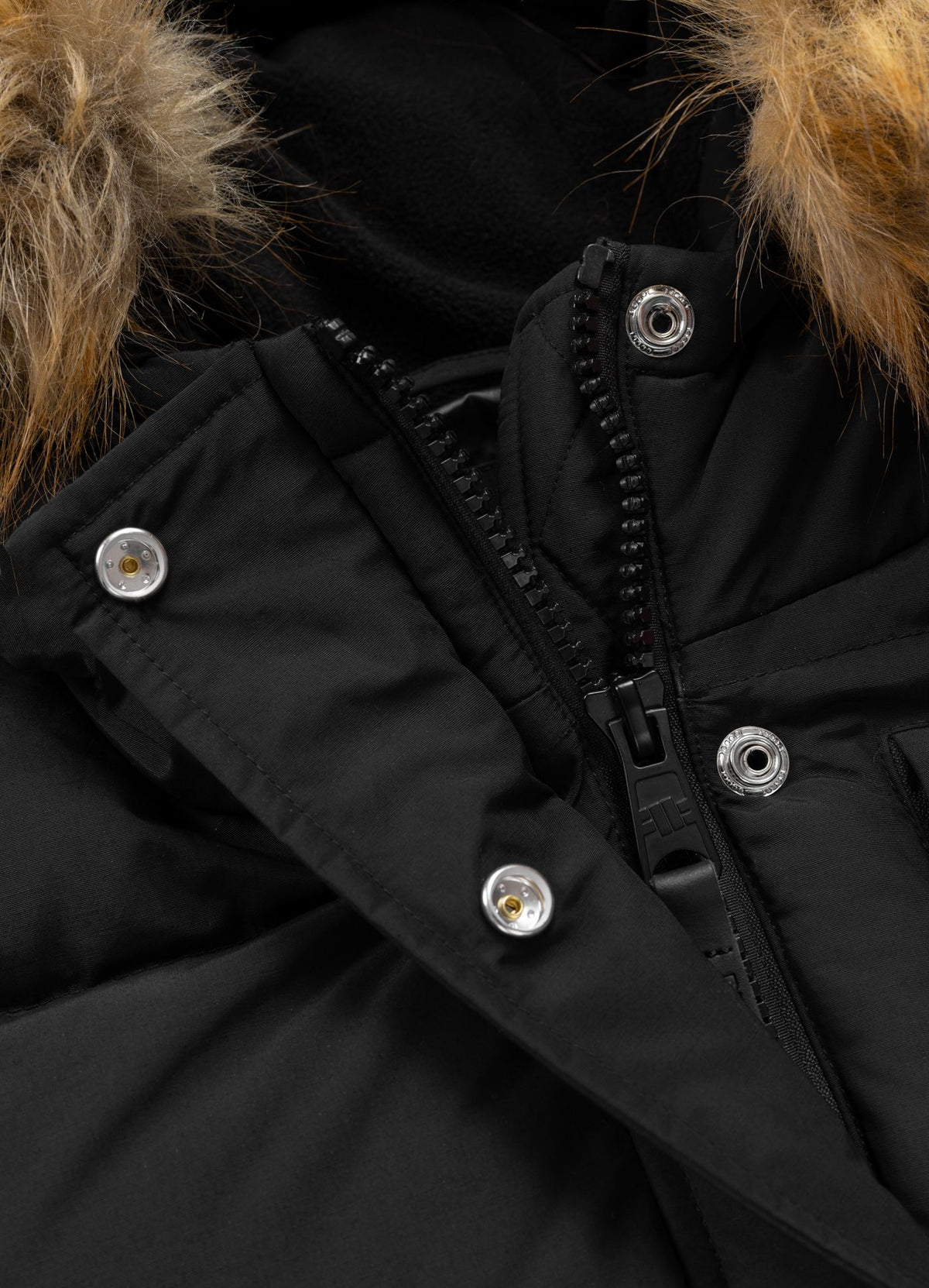 Quilted winter jacket with hood AZALEA